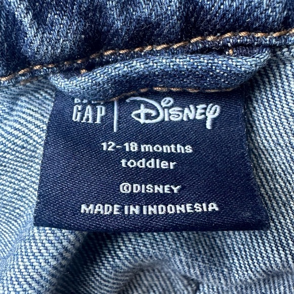 GAP Diney Blue Jean Jacket with Vintage Look - Picture 5 of 6